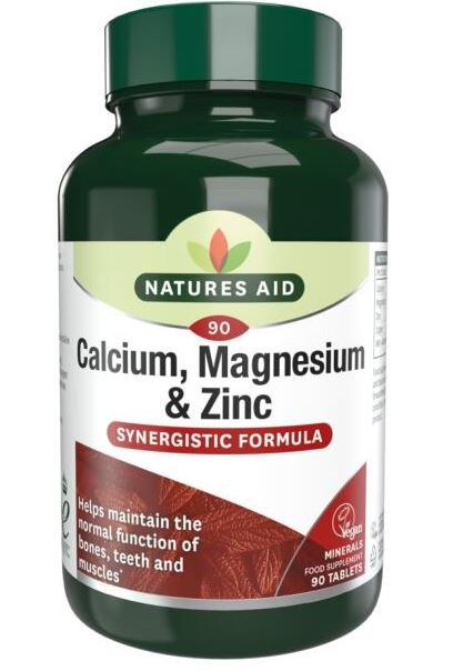 Natures Aid Kalcium-Magnézium-Cink tabletta 90 db